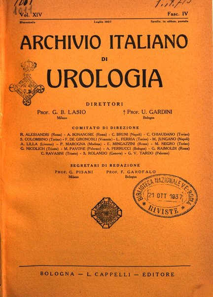 Archivio italiano di urologia