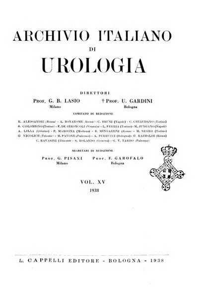 Archivio italiano di urologia