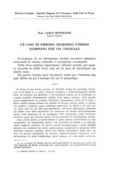 Archivio italiano di urologia