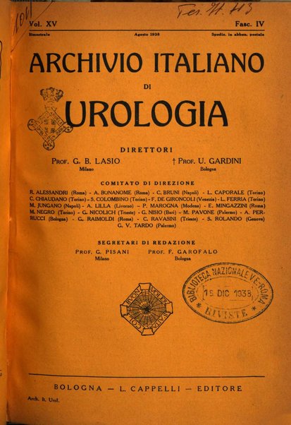 Archivio italiano di urologia