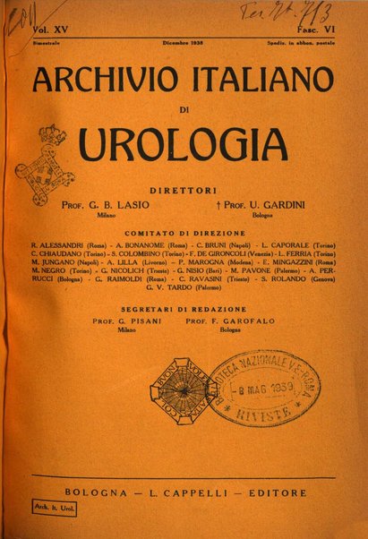 Archivio italiano di urologia