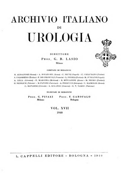 Archivio italiano di urologia