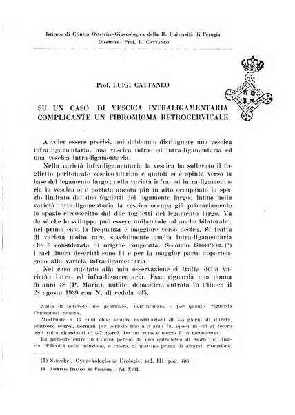 Archivio italiano di urologia