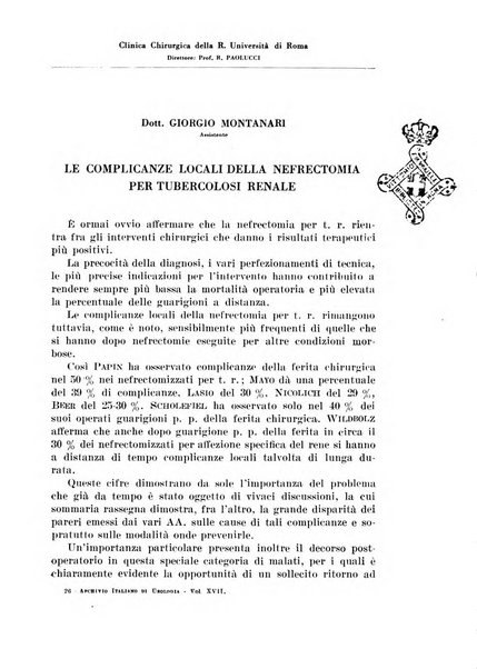 Archivio italiano di urologia