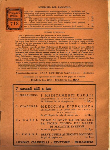 Archivio italiano di urologia