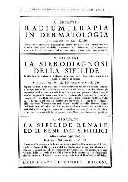 Archivio italiano di urologia