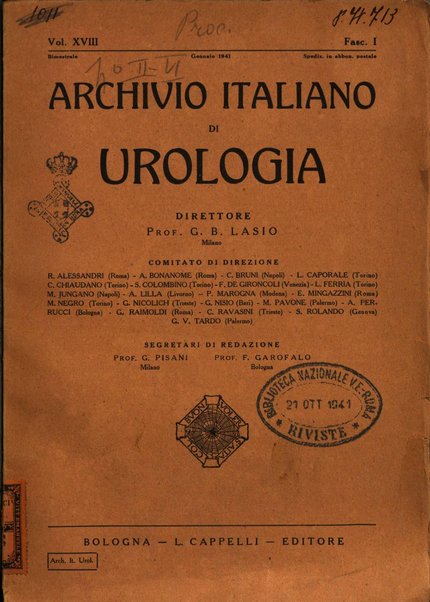 Archivio italiano di urologia