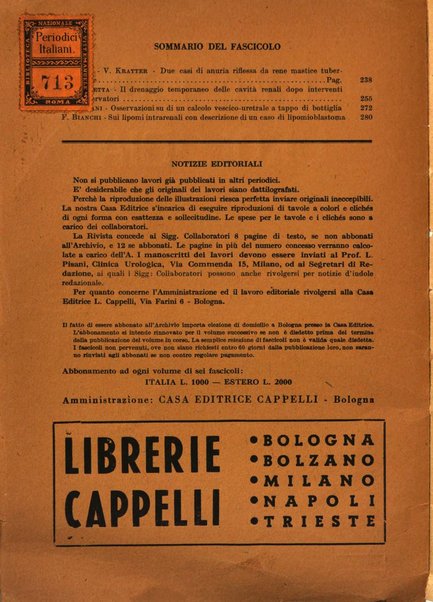 Archivio italiano di urologia