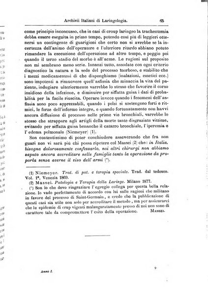 Archivii italiani di laringologia periodico trimestrale