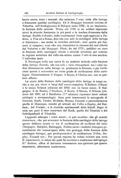 Archivii italiani di laringologia periodico trimestrale