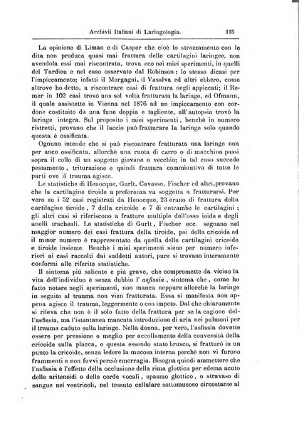 Archivii italiani di laringologia periodico trimestrale