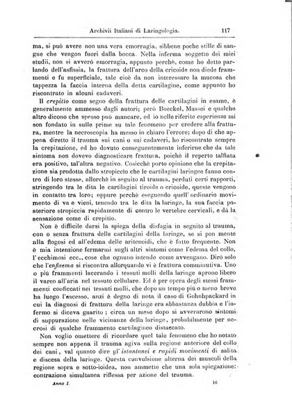 Archivii italiani di laringologia periodico trimestrale