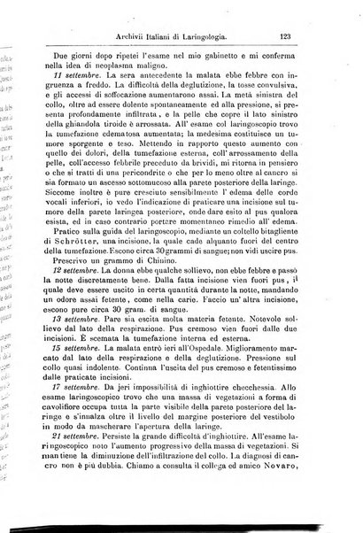 Archivii italiani di laringologia periodico trimestrale