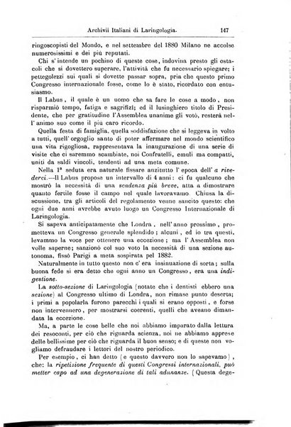 Archivii italiani di laringologia periodico trimestrale