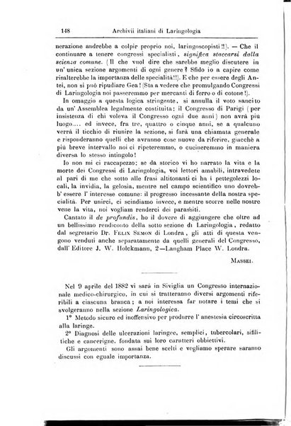 Archivii italiani di laringologia periodico trimestrale