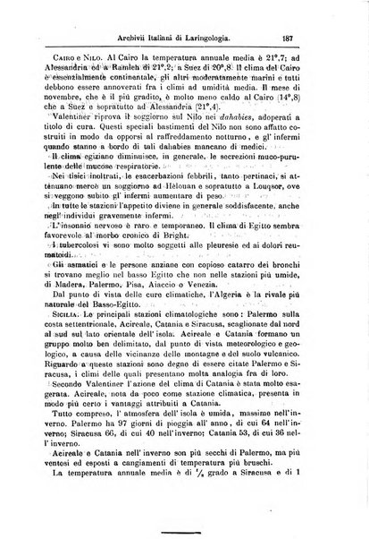 Archivii italiani di laringologia periodico trimestrale