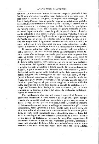 Archivii italiani di laringologia periodico trimestrale