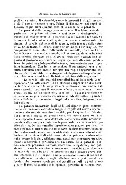 Archivii italiani di laringologia periodico trimestrale