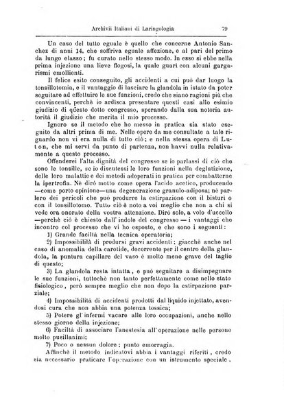 Archivii italiani di laringologia periodico trimestrale