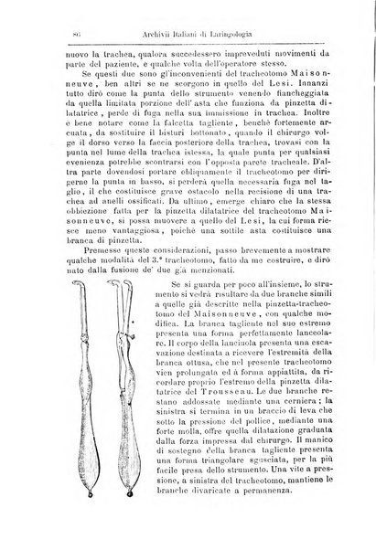 Archivii italiani di laringologia periodico trimestrale