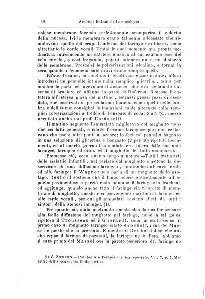 Archivii italiani di laringologia periodico trimestrale