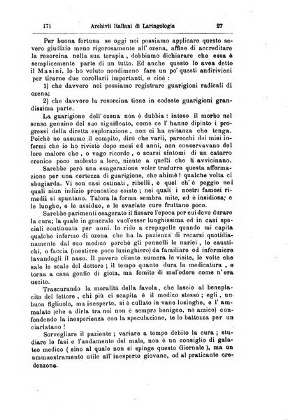 Archivii italiani di laringologia periodico trimestrale