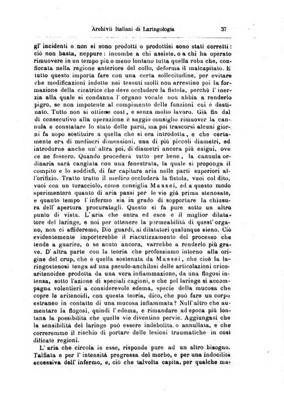 Archivii italiani di laringologia periodico trimestrale