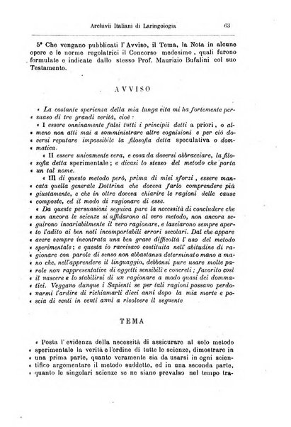 Archivii italiani di laringologia periodico trimestrale