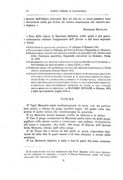 Archivii italiani di laringologia periodico trimestrale