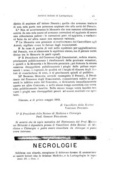 Archivii italiani di laringologia periodico trimestrale