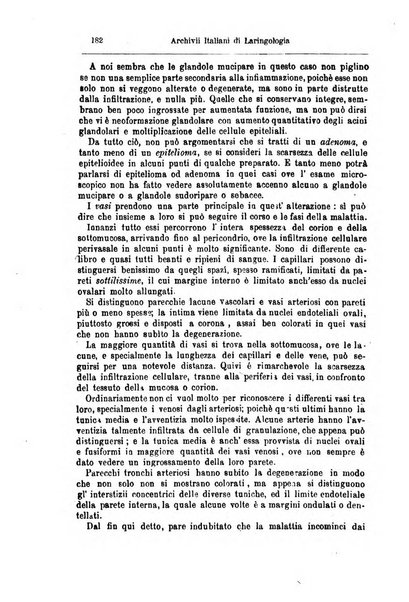 Archivii italiani di laringologia periodico trimestrale