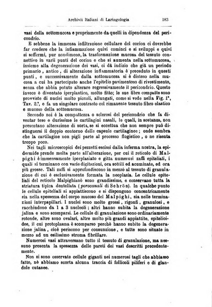 Archivii italiani di laringologia periodico trimestrale