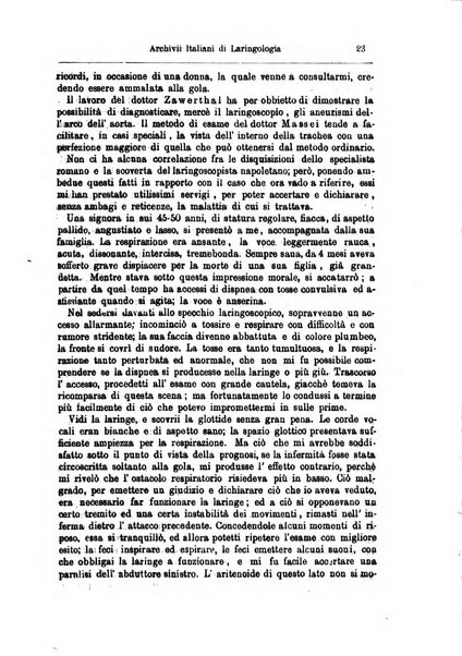 Archivii italiani di laringologia periodico trimestrale