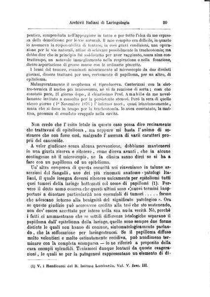 Archivii italiani di laringologia periodico trimestrale