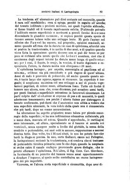 Archivii italiani di laringologia periodico trimestrale