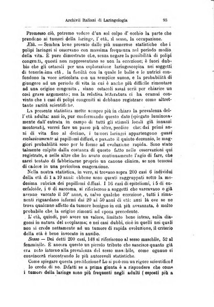 Archivii italiani di laringologia periodico trimestrale