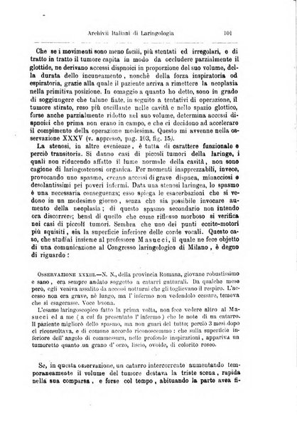 Archivii italiani di laringologia periodico trimestrale