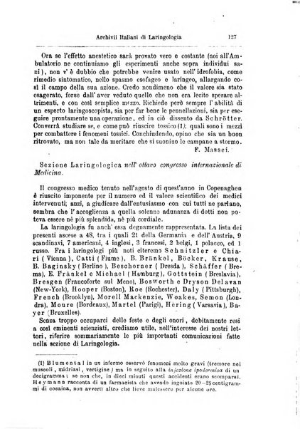 Archivii italiani di laringologia periodico trimestrale