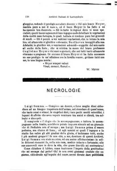 Archivii italiani di laringologia periodico trimestrale