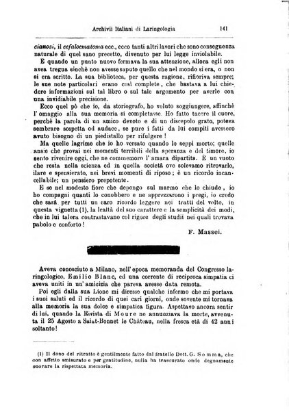 Archivii italiani di laringologia periodico trimestrale