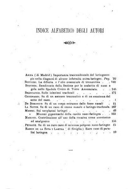 Archivii italiani di laringologia periodico trimestrale