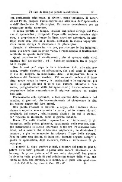 Archivii italiani di laringologia periodico trimestrale