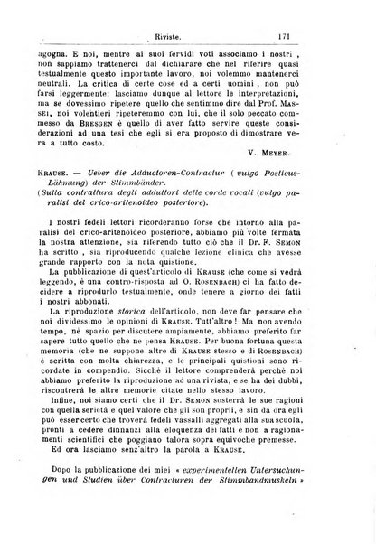 Archivii italiani di laringologia periodico trimestrale