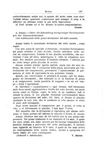 Archivii italiani di laringologia periodico trimestrale