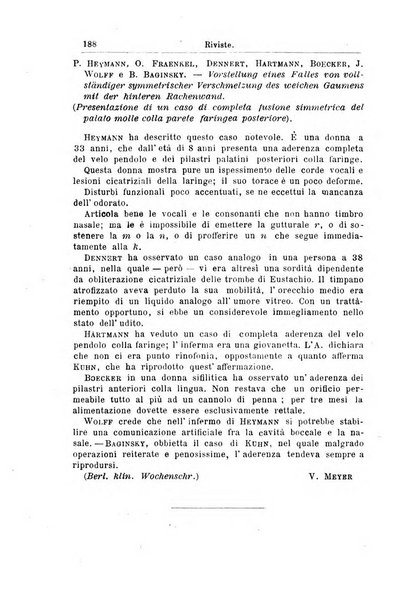 Archivii italiani di laringologia periodico trimestrale