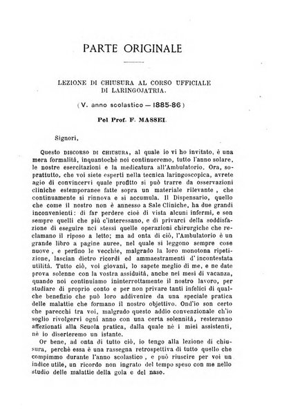 Archivii italiani di laringologia periodico trimestrale