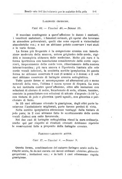 Archivii italiani di laringologia periodico trimestrale