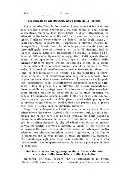 Archivii italiani di laringologia periodico trimestrale