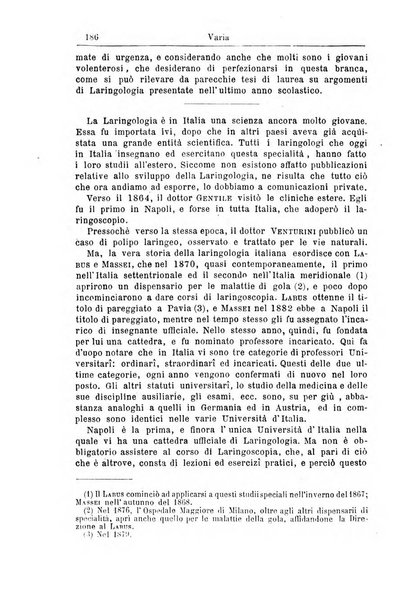 Archivii italiani di laringologia periodico trimestrale