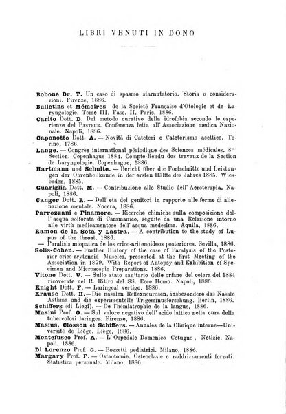 Archivii italiani di laringologia periodico trimestrale